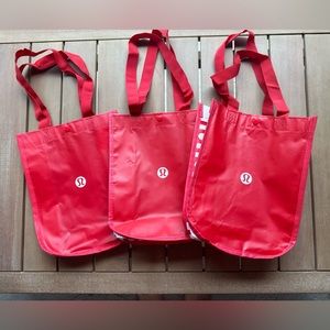 Lululemon reusable shopper bags (7 total)